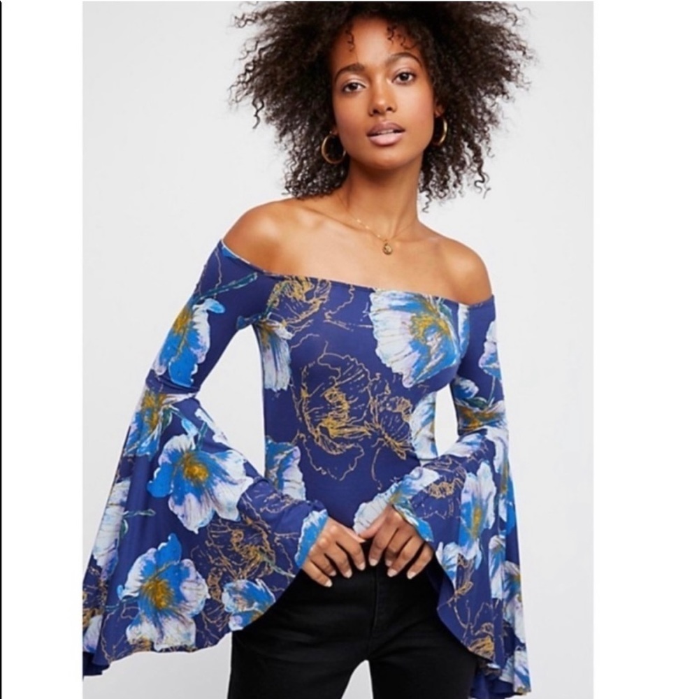 Free People Birds of Paradise Top XS